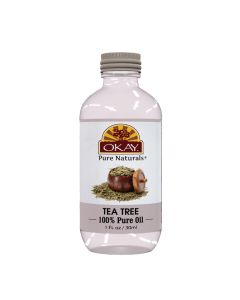 OKAY Pure Naturals Pure Tea Tree Oil 1oz / 30ml - supplemynts.com