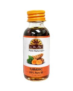 OKAY Pure Naturals Turmeric Pure Oil 1oz / 30ml - supplemynts.com