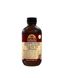 OKAY Pure Naturals Xtra Dark Black Jamaican Castor Oil 4oz / 118ml