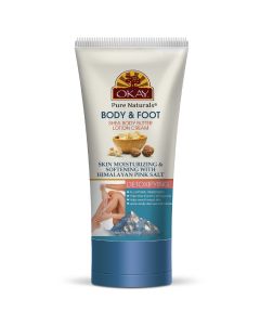OKAY Shea Butter Pink Himalayan Salt Body and Foot Lotion 6oz / 43gr