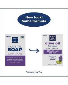 Olive Lavender Bar Soap 8 Oz Kiss My Face Palm Oil Free Vegan