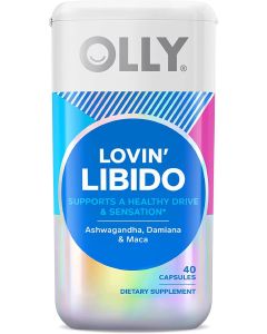 Olly Lovin Libido Capsules Vegetarian Boost Desire Supplement 40 Count
