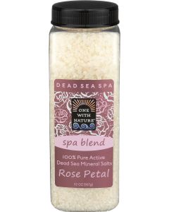 One With Nature Pure Dead Sea Mineral Bath Salts 32 Oz Essential Oils - supplemynts.com