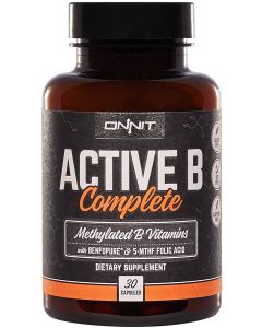 Onnit Active B Complete 30 Caps Supplement Benfopure 5 Mthf Folic Acid
