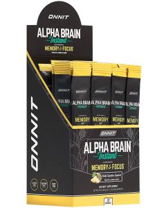Onnit Alpha Brain Instant Memory Focus Support 30 Flavored Packets - supplemynts.com