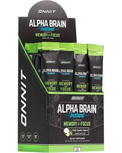Onnit Alpha Brain Instant Memory Focus Support 30 Flavored Packets - supplemynts.com