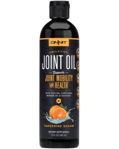 Onnit Emulsified Joint Oil Tangerine Flavored 12oz Fish Oil Based - supplemynts.com