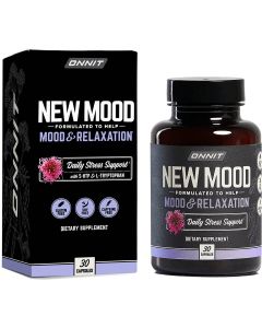 Onnit New Mood Relaxation Daily Stress Supplement 30 Caps Gluten Free - supplemynts.com