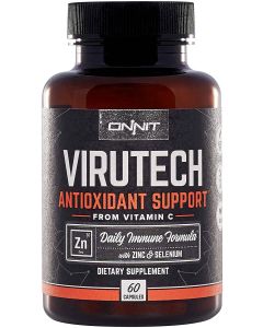 Onnit Virutech Antioxidant Support Vitamin C Zinc Selenium 60 Caps - supplemynts.com