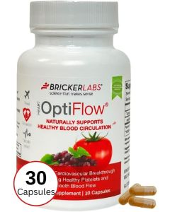 OptiFlow Blood Circulation Support Supplement 30 Caps Bricker Labs