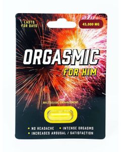 Orgasmic 45000mg Natural Formula Male Sexual Enhancement Gold Pill - supplemynts.com