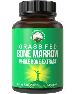 Peak Grass Fed Bone Marrow Whole Bone Extract Supplement 180 Pills
