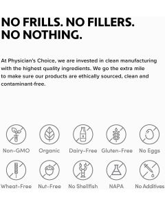 Physician&#039;s Choice Ashwagandha Root Powder Stress Support 90 Capsule - supplemynts.com