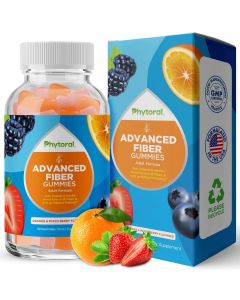 Phytoral Advanced Fiber 60 Gummies Prebiotic Adult Formula