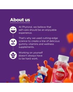 Phytoral Hydrolyzed Collagen Supplement Tropical Flavor 60 Gummies