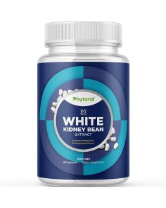 Phytoral White Kidney Bean Extract Carbohydrate Blocker Nongmo 60 Caps