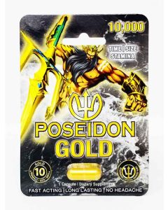 Poseidon Gold 10000 Male Enhancement Supplement Pill - supplemynts.com