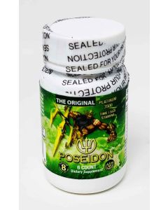 Poseidon Platinum Green 3500mg Male Supplement 6 Pills Bottle