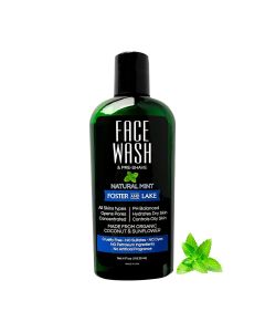 Pre Shave Face Wash Natural Mint 4 Oz Foster and Lake Cruelty Free