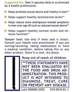 Premier Research Labs Testosterone Premium 90 Capsules Plant Source