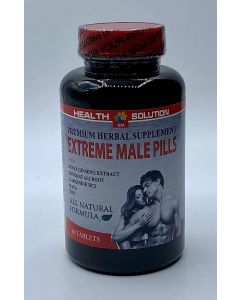 Premium Herbal Extreme Male 2 Bottles 120 Pills Health Solution - supplemynts.com