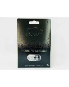 Pure Titanium Ti Male Sexual Enhancement Black Silver Pill - supplemynts.com