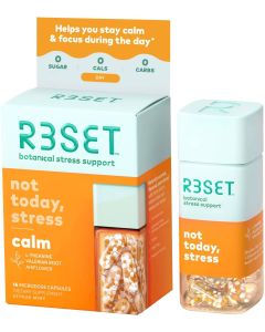 R3set Day Calm Relaxation Support Supplement 14 Caps Not Today Stress