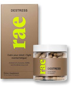Rae 60 Capsules Destress Vegan Women Support Supplements - supplemynts.com