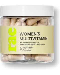 Rae 60 Capsules Women's Multivitamin Supplement Gluten Free - supplemynts.com