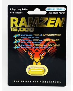 Ramzen 15000 Male Enhancement Gold Pill 7 Days - supplemynts.com