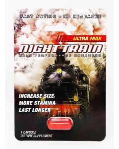 Red Pill Night Train Ultra Max 1600mg Male Enhancement - supplemynts.com