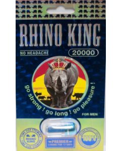 Rhino King 20000 Premier Strong Pill For 12 Days Male Enhancement - supplemynts.com