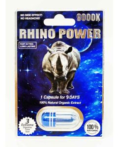 Rhino Power 9000k Male Sexual Enhancement Pill - supplemynts.com