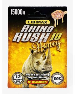 Rhino Rush 10 15000iu Honey Sachet Male Enhancement - supplemynts.com