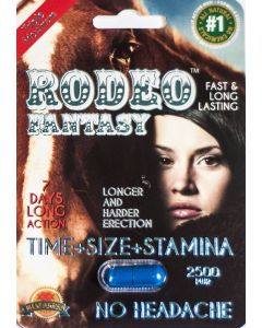 Rodeo Fantasy 1250mg 2500 Pwr Male Enhancement Pill - supplemynts.com