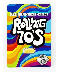 Rolling 70s Male Enhancement Energy Supplement Gold Pill - supplemynts.com