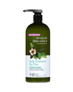 Scalp Treatment Tea Tree Conditioner 32 Oz Avalon Organics Vegan - supplemynts.com