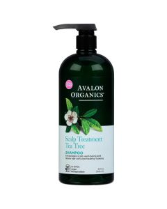 Scalp Treatment Tea Tree Shampoo Avalon Organics Plant Based - supplemynts.com