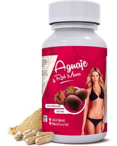 Sikyriah Aguaje Red Maca 100 Curve Capsules Natural Supplement - supplemynts.com