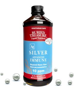 Silver Advanced Immune Support Supplement 16 Oz Buried Treasure - supplemynts.com