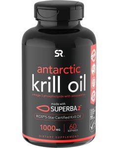Sr Antarctic Krill Oil Superba 2 Omega 3 Fatty Acid 60 Softgels