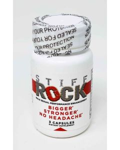 Stiff Rock Male Sexual Performance Enhancer Pill 3 Count Bottle - supplemynts.com