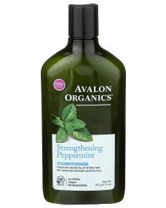 Strengthening Peppermint Conditioner 11 Oz Avalon Organics Vegan