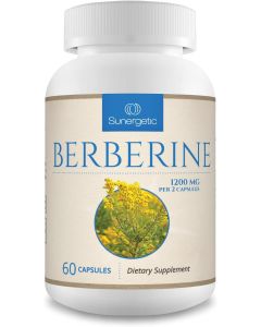 Sunergetic Berberine 1200mg Cardiovascular Support Supplement 60 Caps