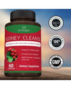 Sunergetic Kidney Cleanse Supplement 60 Vegetarian Capsules