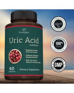 Sunergetic Uric Acid Support Dietary Supplement 60 Capsules