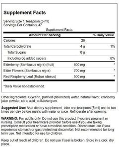 Swanson Elderberry Extract Syrup Immune Health Support No Sugar Added - supplemynts.com