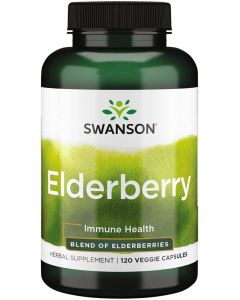 Swanson Elderberry Immune Health Support Supplement 120 Veggie Caps - supplemynts.com