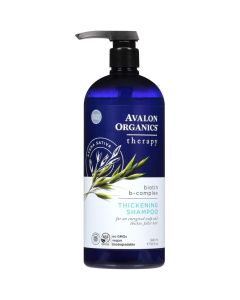 Thickening Biotin B Complex Shampoo Avalon Organics Therapy Vegan