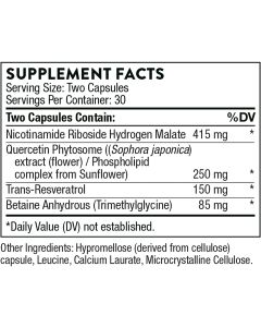 Thorne ResveraCel Antiaging Dietary Supplement 60 Caps